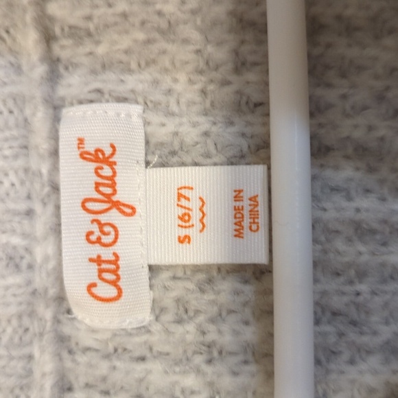 Boys Green and Gray 3/4 Zip Sweater Size small - Picture 4 of 5